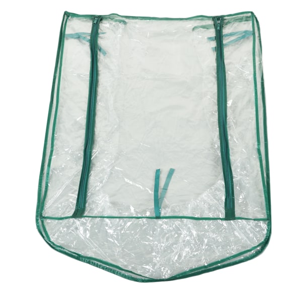 Drivhus Udskiftning Dækning Transparent PVC 69x49x92cm Mini Plante Dækning til 2 Tier Hylder