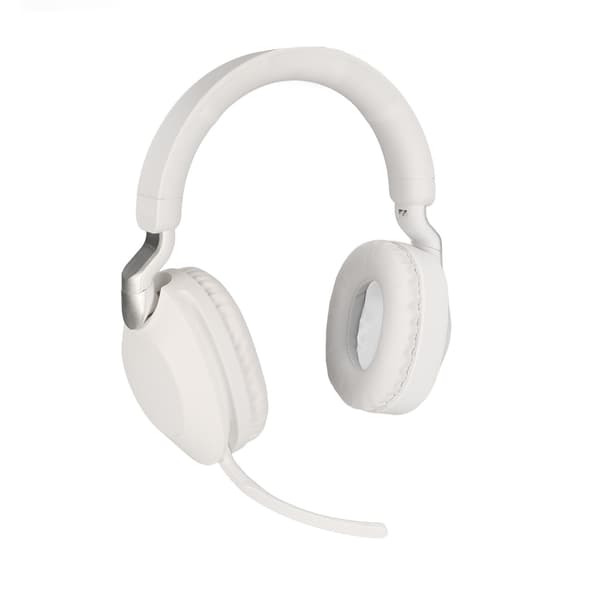 Bluetooth Gaming Headset Vikbar Typ C Gränssnitt Trådlöst Bluetooth 5.1 Trådbundet Dual Mode Stereo Headset med Mikrofon Vit