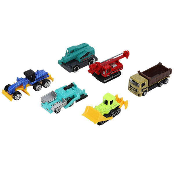 Mini-insinööriajoneuvojen lelut 1/64 skaalatut seosmuoviset simuloidut rakennusautojen mallit yli 3-vuotiaille