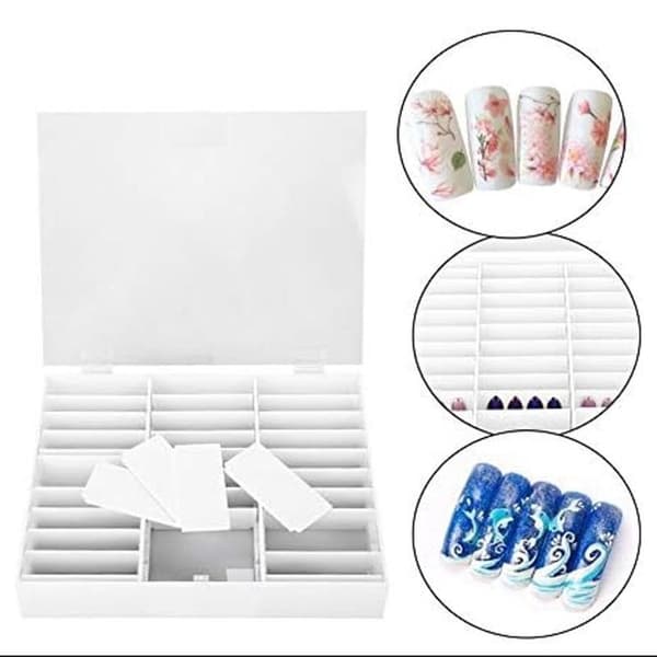 32x25x4cm Nail Storage Rack Nail Storage Box Nail Salon Empty Nail Display Nail Storage