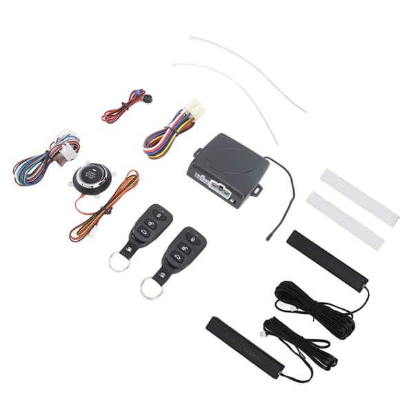 DC 12V Bil Nyckellöst Startsystem Motor Start Stopp Larmsystem Fjärrkontroll Fordonslokalisering Stöldskydd Bilsäkerhetssystem Med Bluetooth