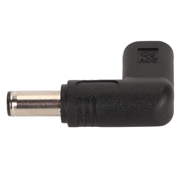 USB Type C hunn til 6.0x3.7mm adapter 100W PD hurtiglading 90 graders vinklet USB C til DC adapter