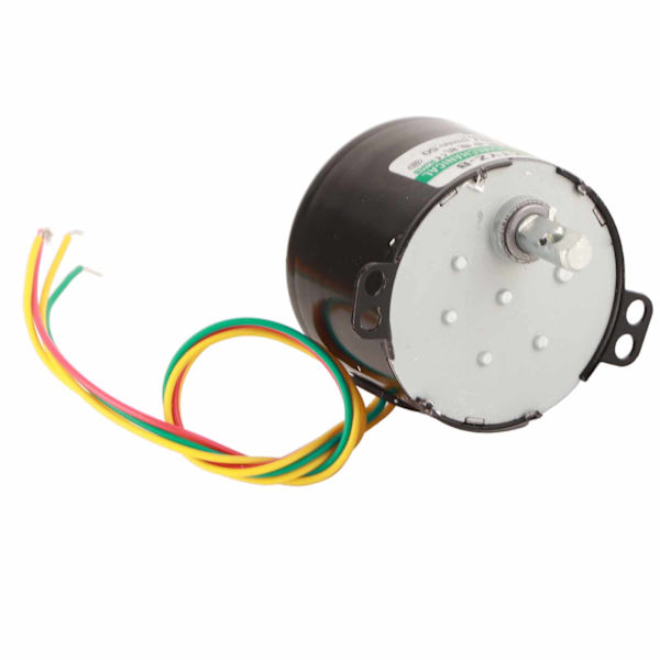 1 kpl AC220V Miniatyyrinen pienikierroksinen suuri vääntömomentti synkronimoottori CW/CCW (50 rpm)