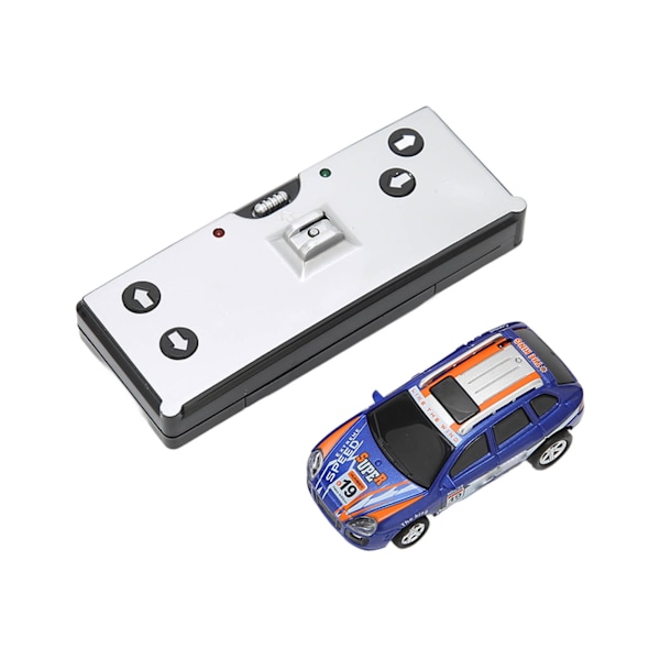 Mini RC Racing 4 Way Drift Car 1:64 fickstorlek på fjärrkontrollfordon för inomhus utomhus 3+ barn