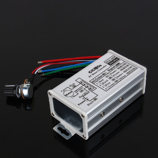 DC 9-60V 20A Motor Speed ​​Controller Regulator Driver PWM høj kvalitet