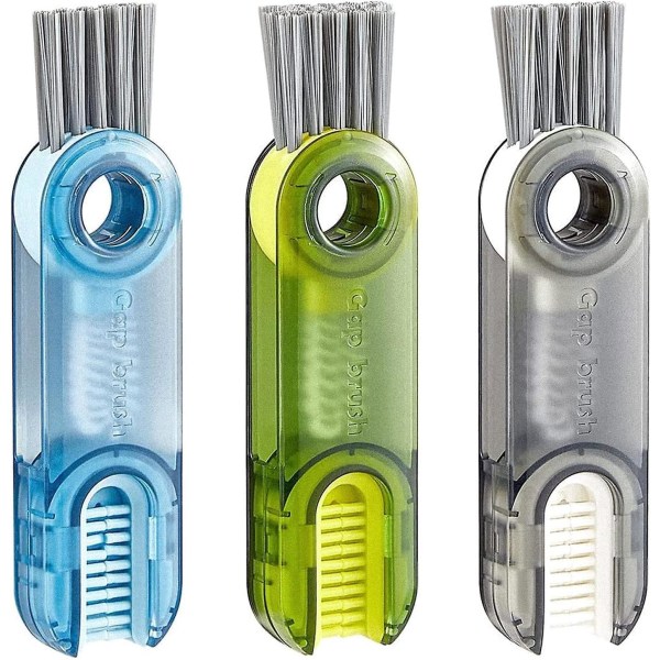 Multifunktionell 3-i-1 set för glasflaskor, springor, koppar och lock - 3-pack (3 färger)