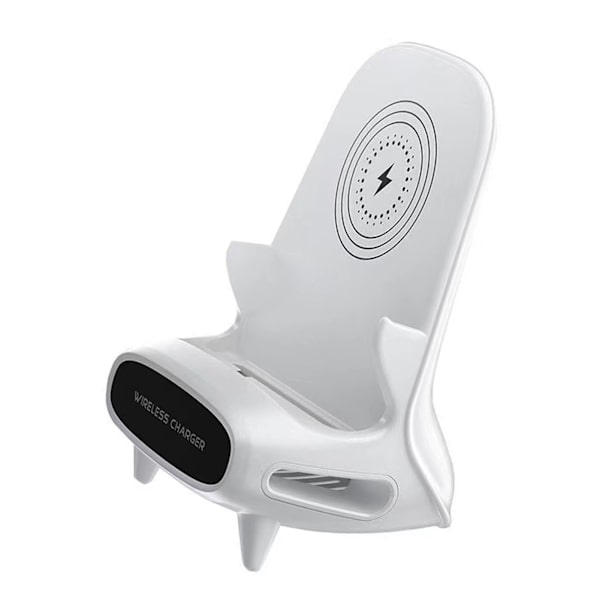 Langaton latausteline tuolityylinen 15 W:n langaton pikalatausasema Hands Free Sensitive Sensing Langaton puhelimen laturi Tavallinen