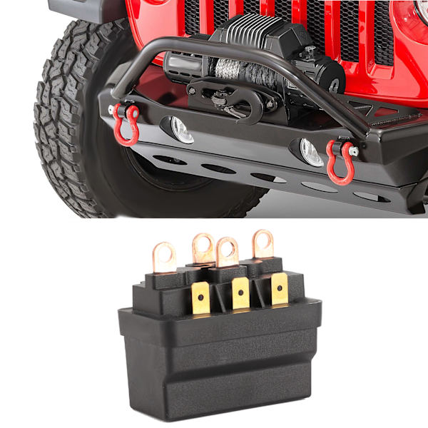 Vinsch Solenoid Kontakt Relæ Kontaktor 12V 120A Stål Universal til ATV UTV 4X4 Køretøjer