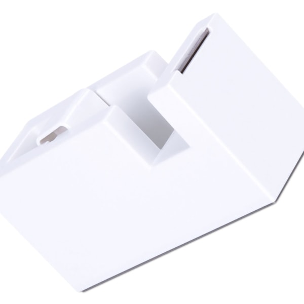 Teippiannostelija Simple Style Kannettava ABS Resin Desktop Teippiannostelija Office School Valkoinen