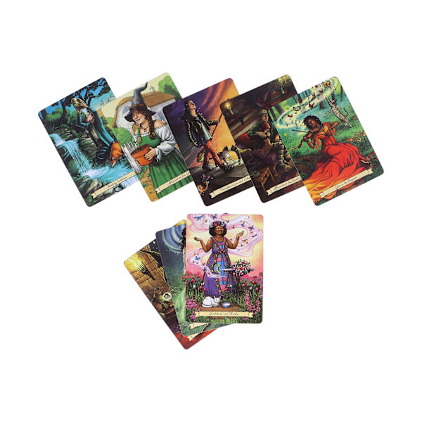 Framtidsspännande ödesdivination kortlek bärbar fest tarotkortlek brädspel present
