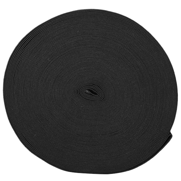 Stickad elastiskt band tjocknar sytillbehör hantverkskollektion för skyddskläder manschetter svart 30 mm bredd