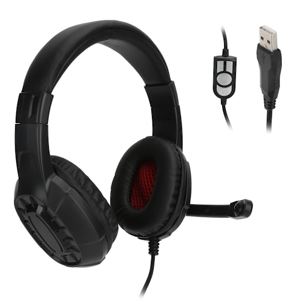 Kablet computer headset gaming lysende hovedtelefon G313 med lydstyrkejustering til hjemmet