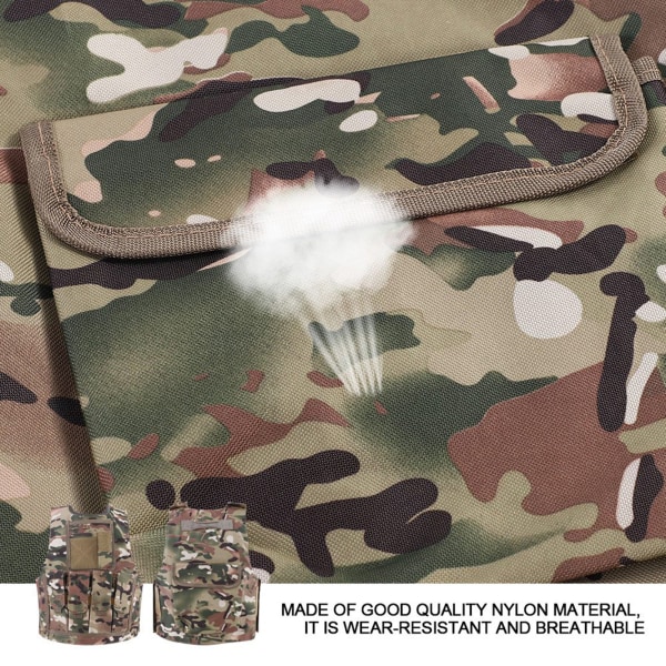 Børne Army Militær Udstyr Kampspil Camouflage Uniform Vest (CP Camouflage)