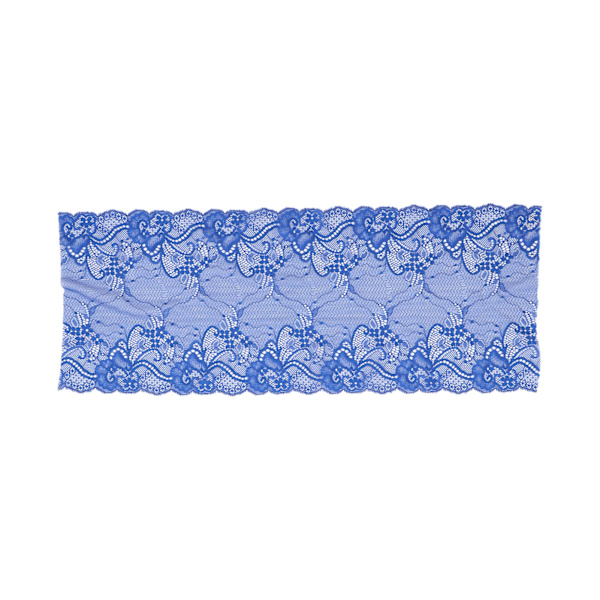 Spetsband 19 cm Bredd 10 Yard God Elasticitet Säker Användning Enkel Hantering Lägg Till Eleganz Klädtillbehör Blå