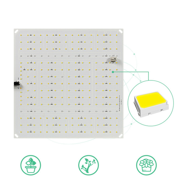 Älykäs täyden spektrin LED Grow Light Board 360 LEDillä sisäkasveille (EU-pistoke)