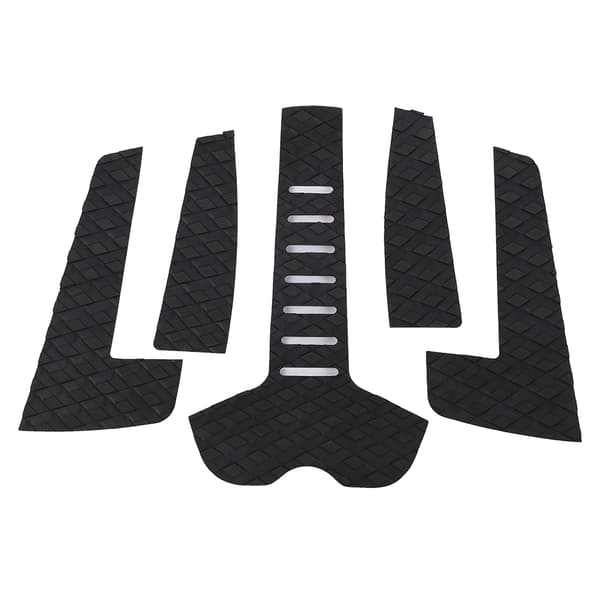 Surfbräda Traction Pads Surf Pads EVA Tail Deck Grip Halkskydd Surf Traction Pad (5 st svarta)