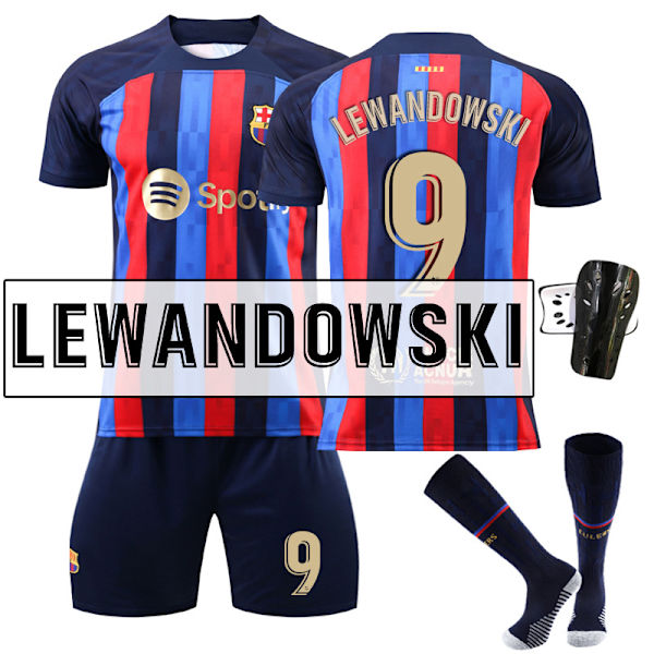 Barcelona Kids Home No. 9 Levan Football Jersey22 22