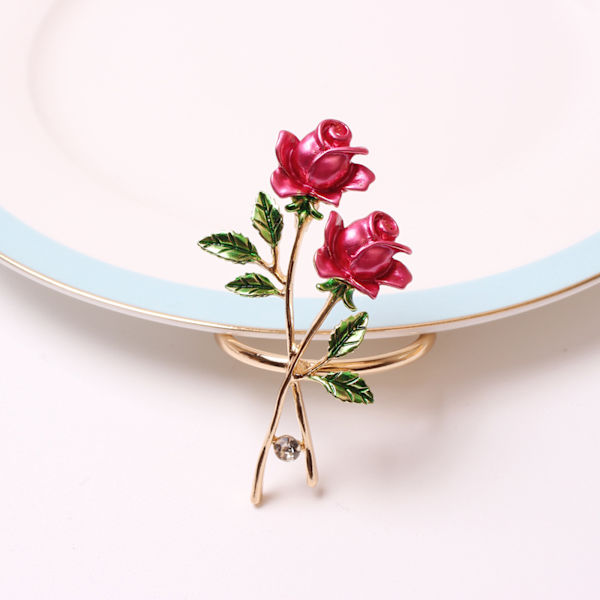 Rose Diamond Servettring - Perfekt för alla hjärtans dag!