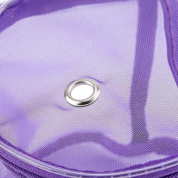 Bärbar Stickväska Cylinder Mesh Ullorganisatör Lättvikt Bekväm Behållare Tote Garn Tillbehör