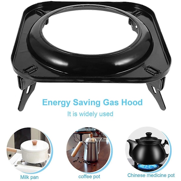 Wokring Gas Spisställ Trippelskydd Pannhållare Spisställ Tillbehör