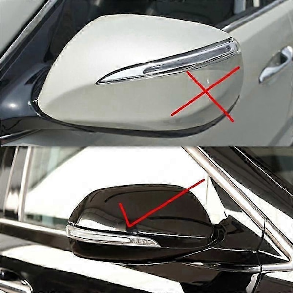 Vasen sivupeilin vilkku LED-valo 87613B8000, yhteensopiva Hyundai Santa Fe:n kanssa