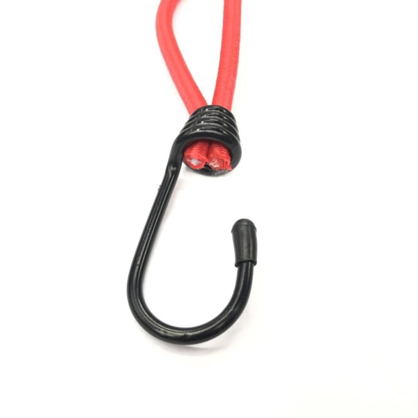 Tält Bungee Cord Camping Elastiskt rep Spänne med Krok Utomhus Fast Bindningsrem Camping Tillbehör 15cm
