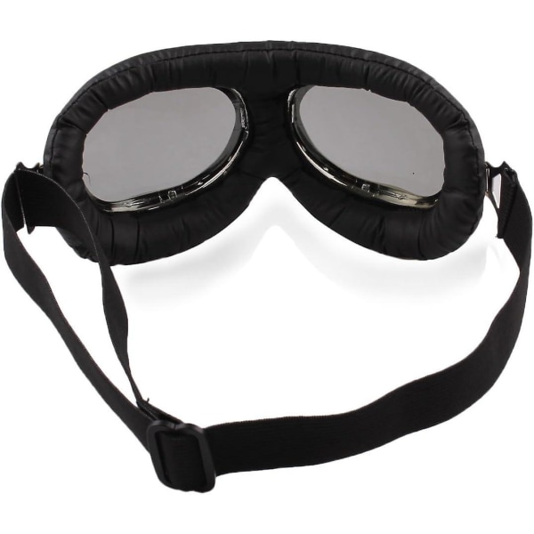 Vintage Motorcycle Aviator Pilot-glasögon för vindtätt UV-skydd mot solen