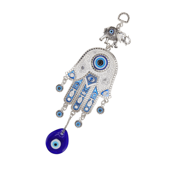 Blue Eye Bilhängande prydnad attraktivt skydd Handamulet Bilspegeldekor Hängande för väggdörr hall
