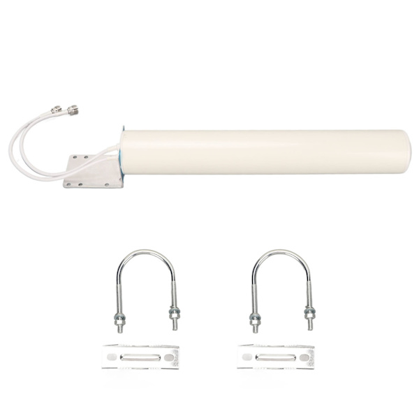4G 5G ulkoantenni 100 W 18DBi Gain 698 - 960 MHz 1710 - 2700 MHz Omni-suuntainen antenni ulkokäyttöön