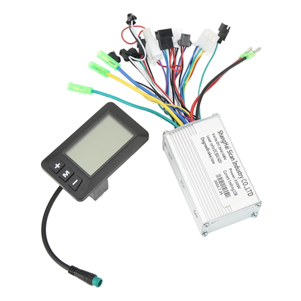 36V 48V 350W sähköpyörän harjaton moottorin ohjain LCD-paneeli sarja moottorin ohjain muunnossarja pyöräilyyn