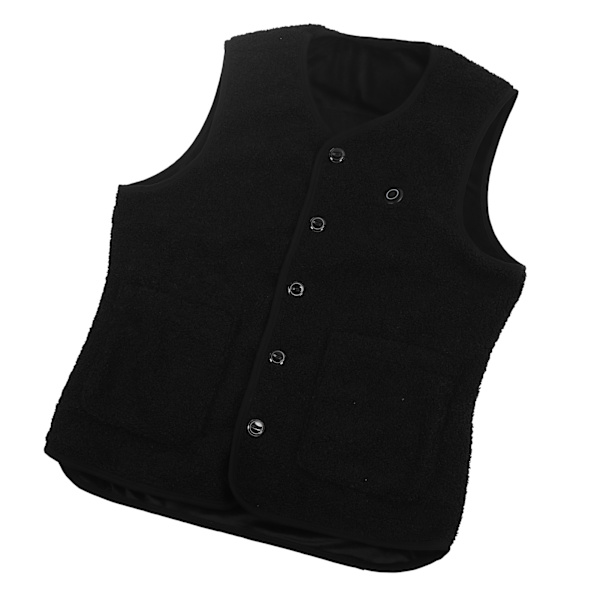 Lämmitetty liivi miehille ja naisille, 3 lämmitystasoa, 16 lämmitysaluetta, sähkölämmitysliivit, USB-ladattava talveen ulkoiluun, musta, 2XL