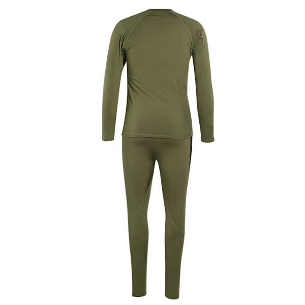 Utomhussport Long Johns Thermal Wear Underkläder Topp och byxor 2-delad Set Snabbtorkande Närpassning(XXL)