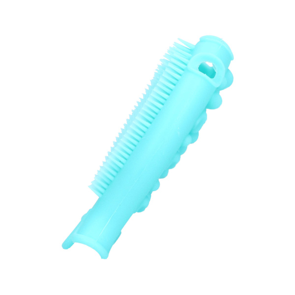 Baby Hårbotten Bush Mjuk Kropp Scurf Rengöring Borste Bad Massager Borste för SpädbarnGrön
