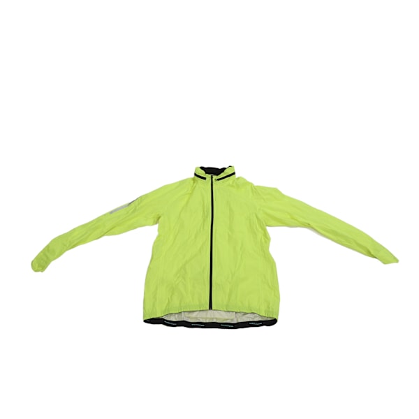 Four Seasons Thin Waterproof Cycling Raincoat Breathable Rainproof Bike Riding Jacket for Men Women Fluorescent YellowXL