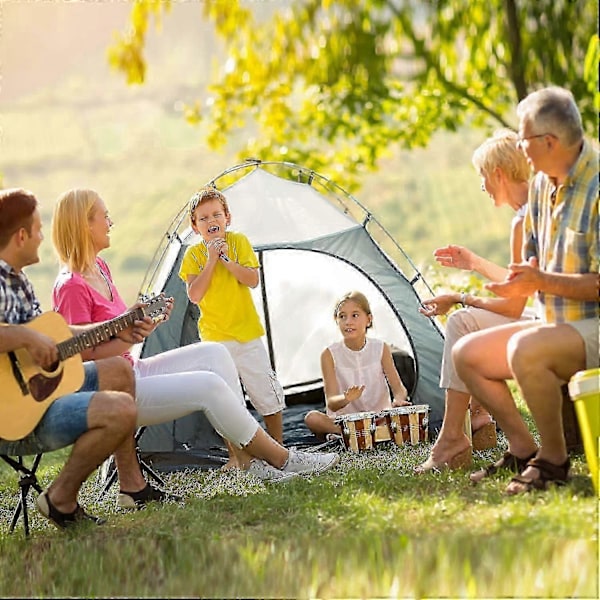 Lasten musiikki metallinen kazoo lyömäsoitin musta) 1 kpl