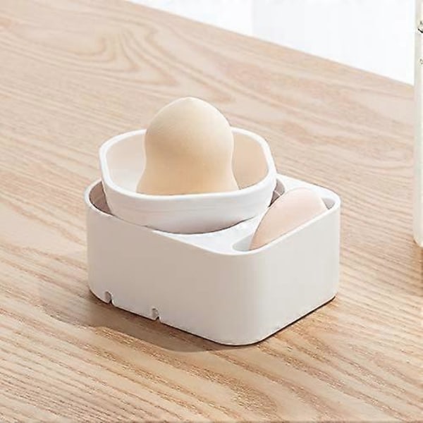 Beauty Sponge Holder Blender Etui Makeup Svampeholder Stativ Beholder Kosmetisk Ansigts Svamp