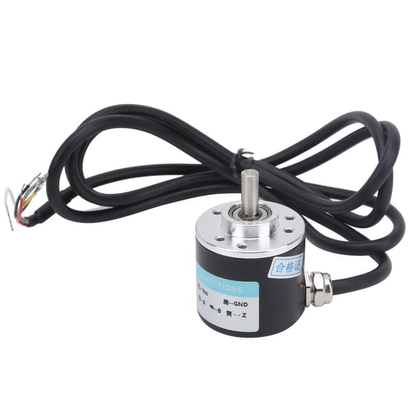 ABZ Encoder Inkrementell 3-Fase Solid Aksel 6mm Motor Reduksjonsutstyr DC5-24VC38S6G5-1000Z