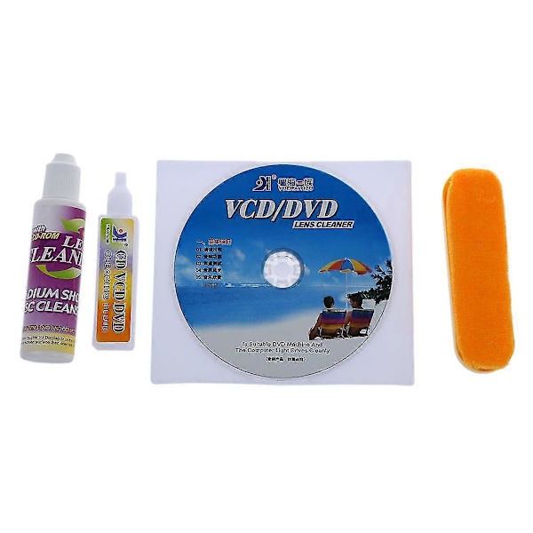 4-in-1 CD DVD Rom -soittimen huoltolinssin puhdistussarja