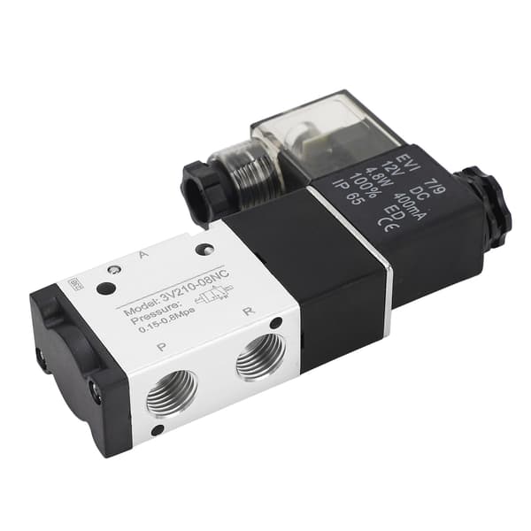 1/4 tum NPT Pneumatisk Magnetventil 2 Position 3 Vägs IP65 Luftdriven Magnetventil DC12V