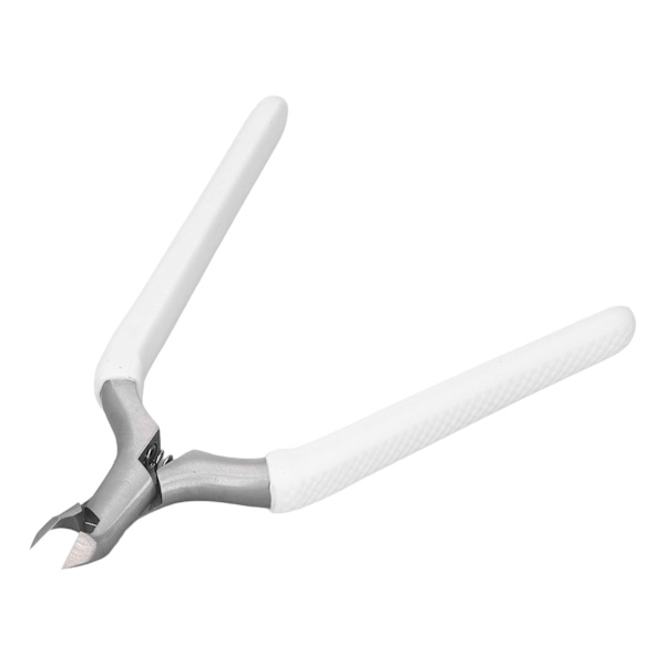 Professionell nagelbandstrimmer i rostfritt stål Dead Skin Remover Inline fjäderhalkbeständig nagelbandstrimmer Vit