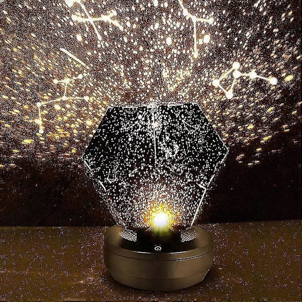 Wabjtam Jul 60000 Stjärnor Stjärnklar Himmel Projektor Lampa Gör-det-själv Montering Hemplanetarium