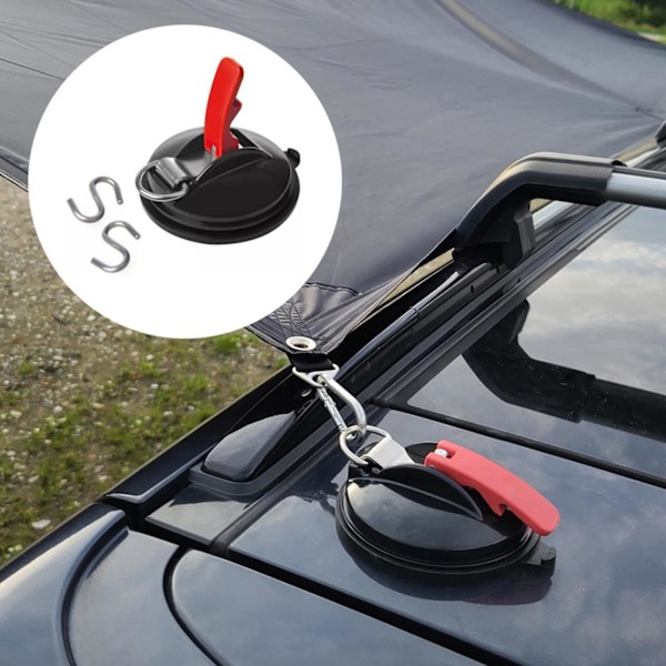 2-pack sugkoppskrokar, med 8 S-krokar, för hemmet, verkstaden, camping, lämplig för att ansluta persienner, klädstreck, etc.