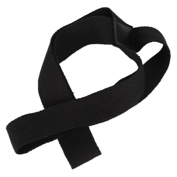 Yoga Stretch Strap Bærbar Fitness Øvelse Stretching Træning Modstandsbånd Sort