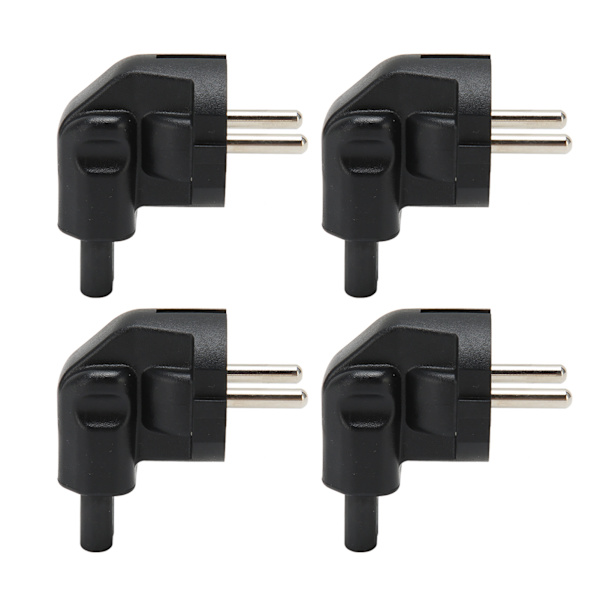 4 stk. EU4.8MM til IEC320 C7 Strømadapter Universal Standard Computer Strømadapter EU Stik 100‑250V