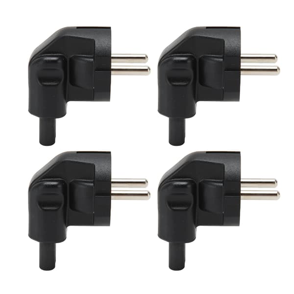 4st EU4.8MM till IEC320 C7 Strömadapter Universell Standard Dator Strömadapter EU-kontakt 100‑250V