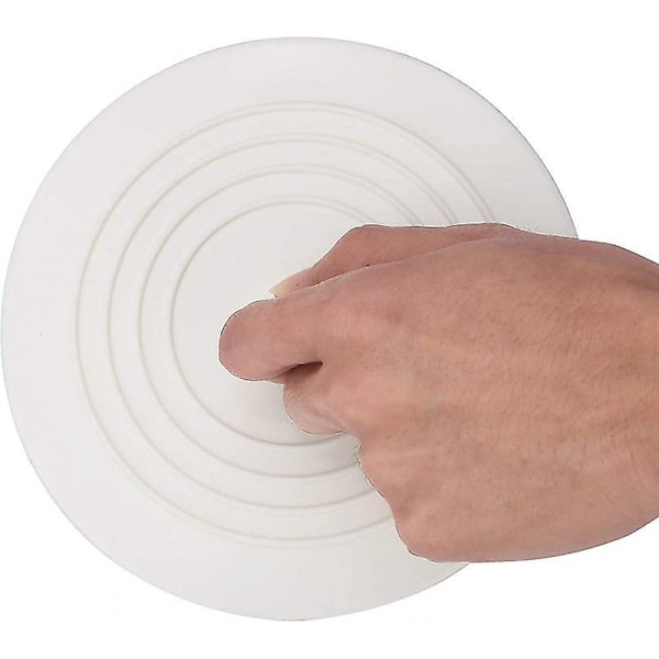 Silikone Badekarsprop, 15 cm Stor Afløbsprop, Fladt Suge Afløbsdæksel, Badekarsprop Afløbsdæksel til Køkken, Badekar og Vaskeri