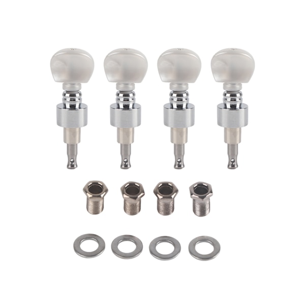 4st Banjo Geared Machine Tuner Pearled Pegs Musikinstrument Tillbehör HA106