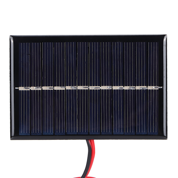 0,6W 6V Solpanel Modul Bærbar DIY Polysilicium Solcelleoplader til Legetøj Lys 3,7V Batteri