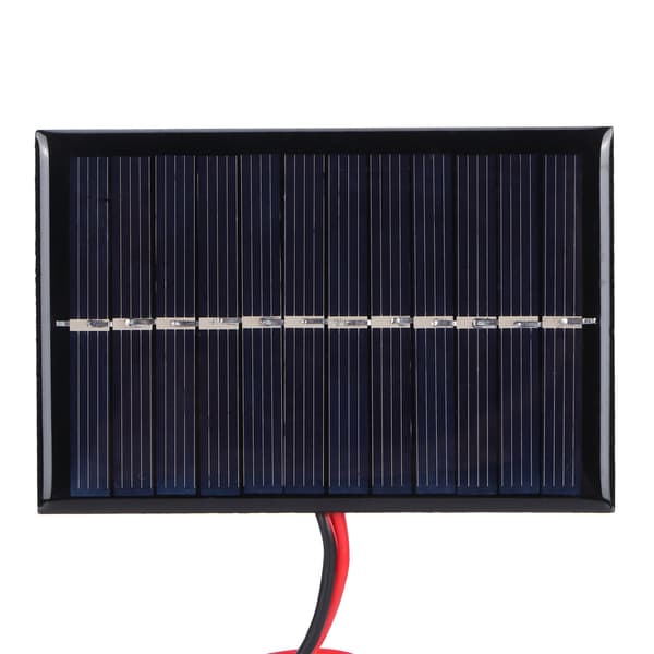 0.6W 6V Solpanel Modul Portabel DIY Polysilikon Solladdare för Leksaker Lampor 3.7V Batteri