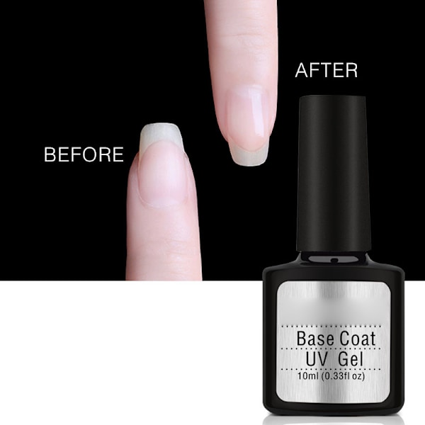 10 ml klar UV-nagelgel baslack nagelkonst polering DIY nagel manikyrverktyg